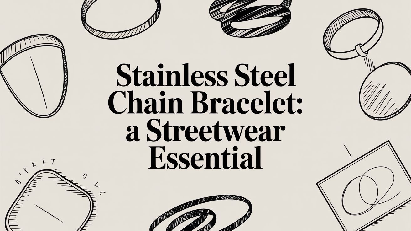 Stainless Steel Chain Bracelet: A Streetwear Essential
