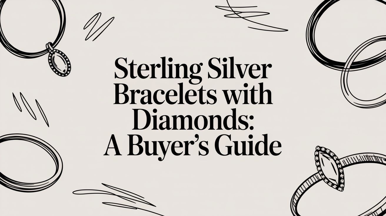 Sterling Silver Bracelets with Diamonds: A Buyer's Guide