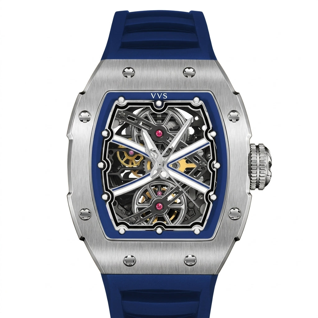 VVS Watches™ Tonneau | The Runway Skeleton