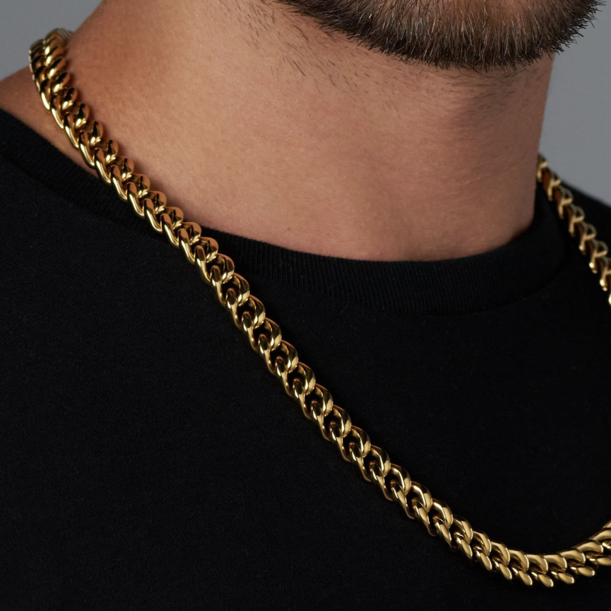 10mm Gold Cuban Link Chain