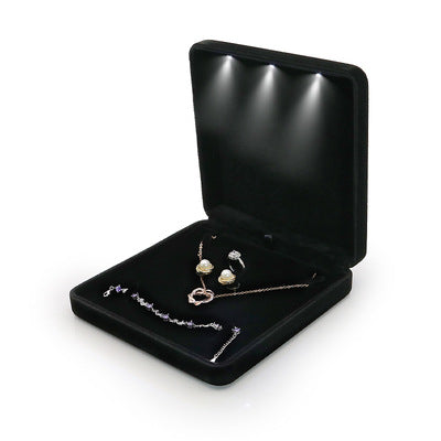 Coffret cadeau de bijoux LED haut de gamme