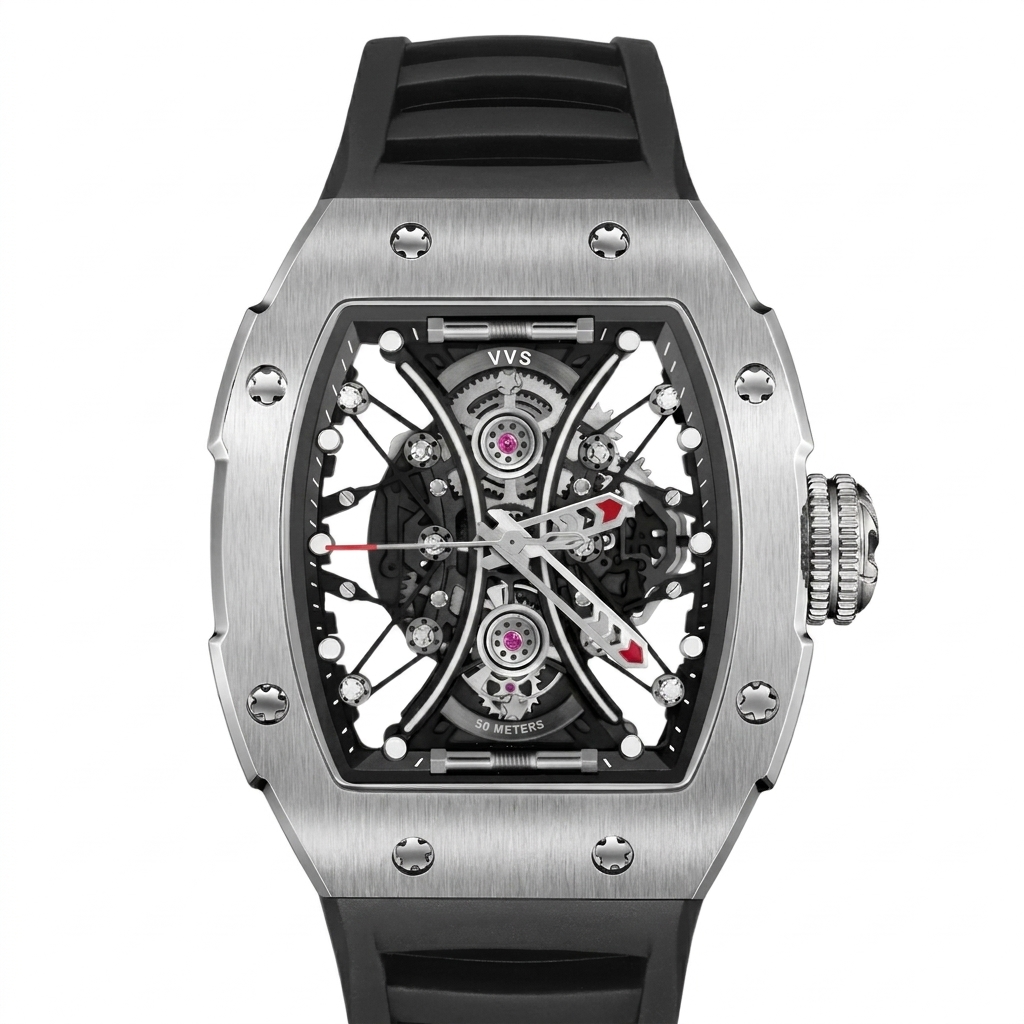VVS Watches™ Core | Hourglass Skeleton Quartz
