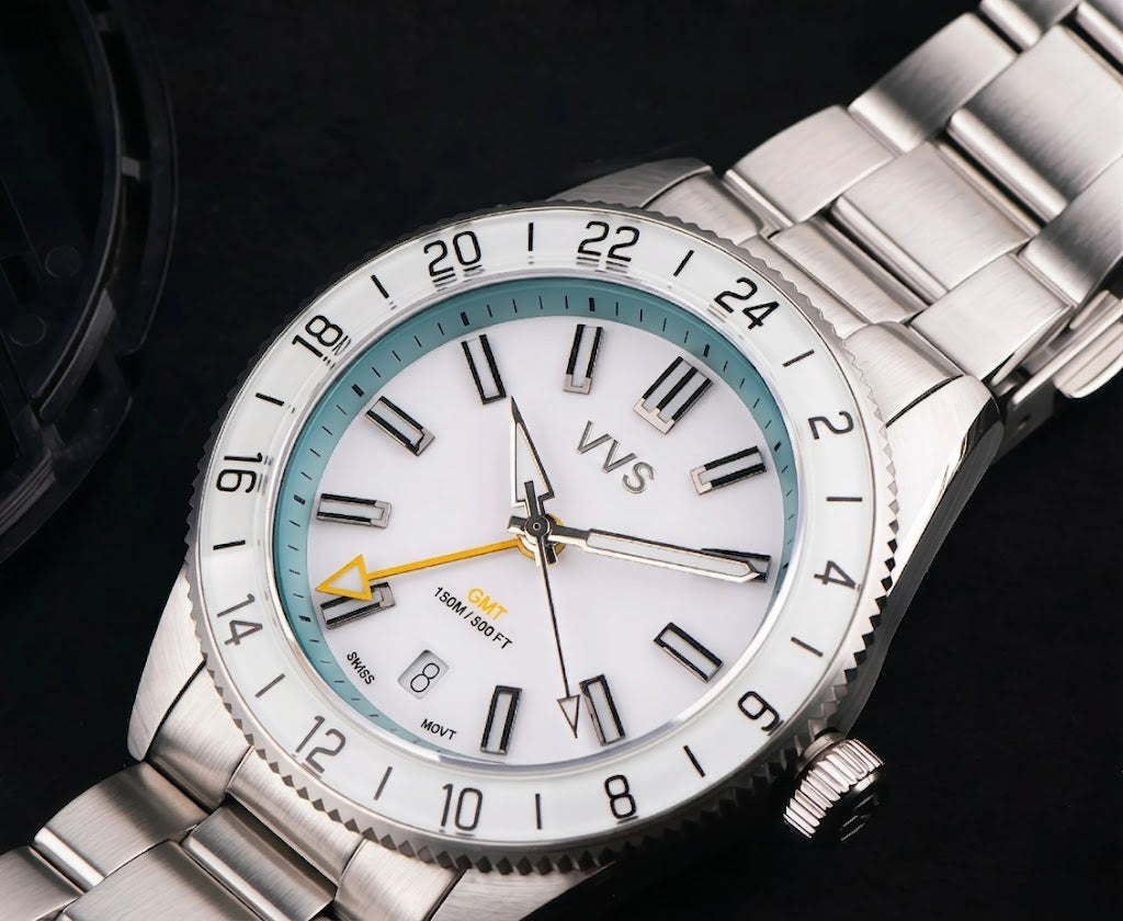 VVS Watches™ Ocean Meridian | Quartz GMT Style