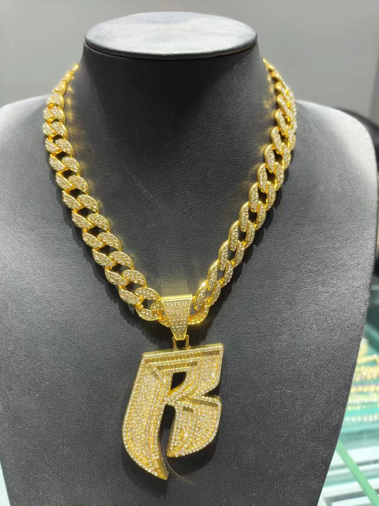 Ruff Ryder Pendant Cuban Chain