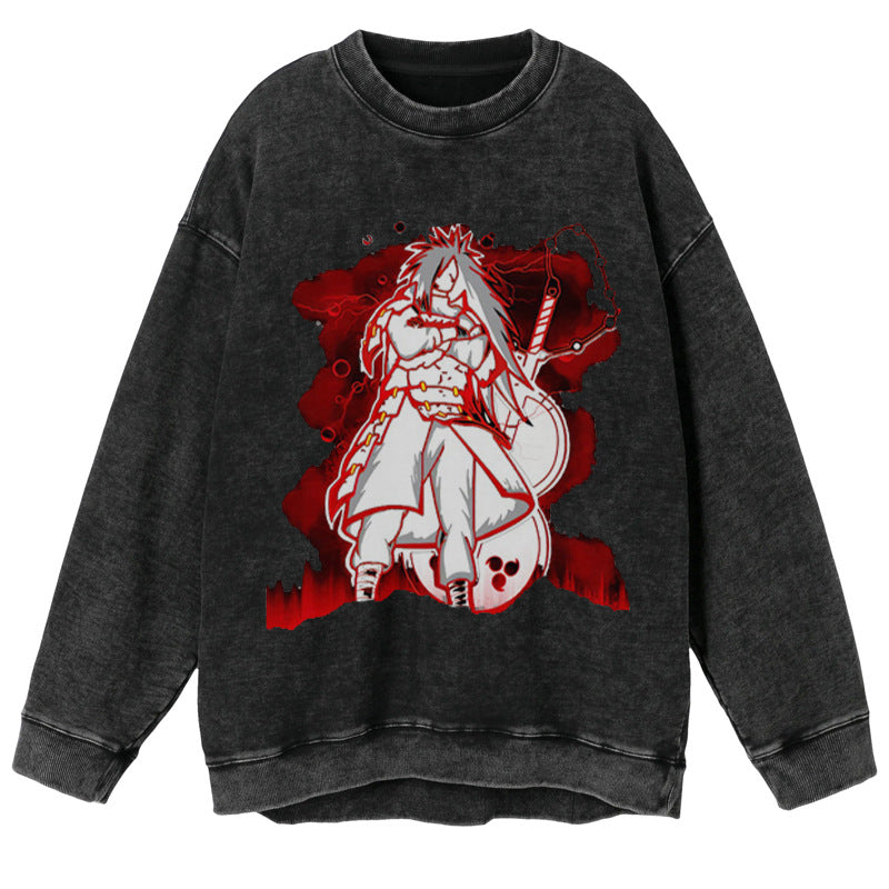 Retro Naruto Graphic Vintage Sweater