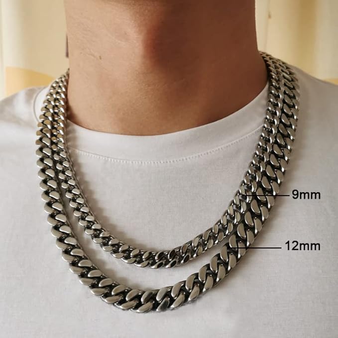 Gold 12MM Miami Cuban Chain