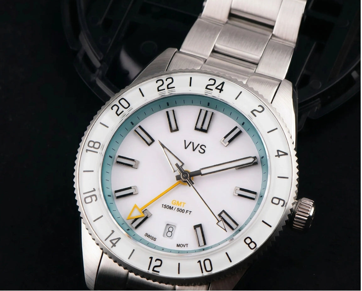 VVS Watches™ Ocean Meridian | Quartz GMT Style