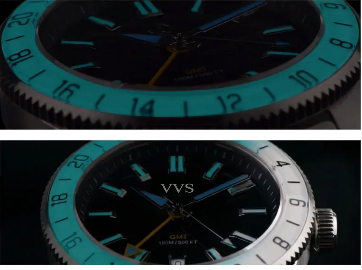 VVS Watches™ Ocean Meridian | Quartz GMT Style