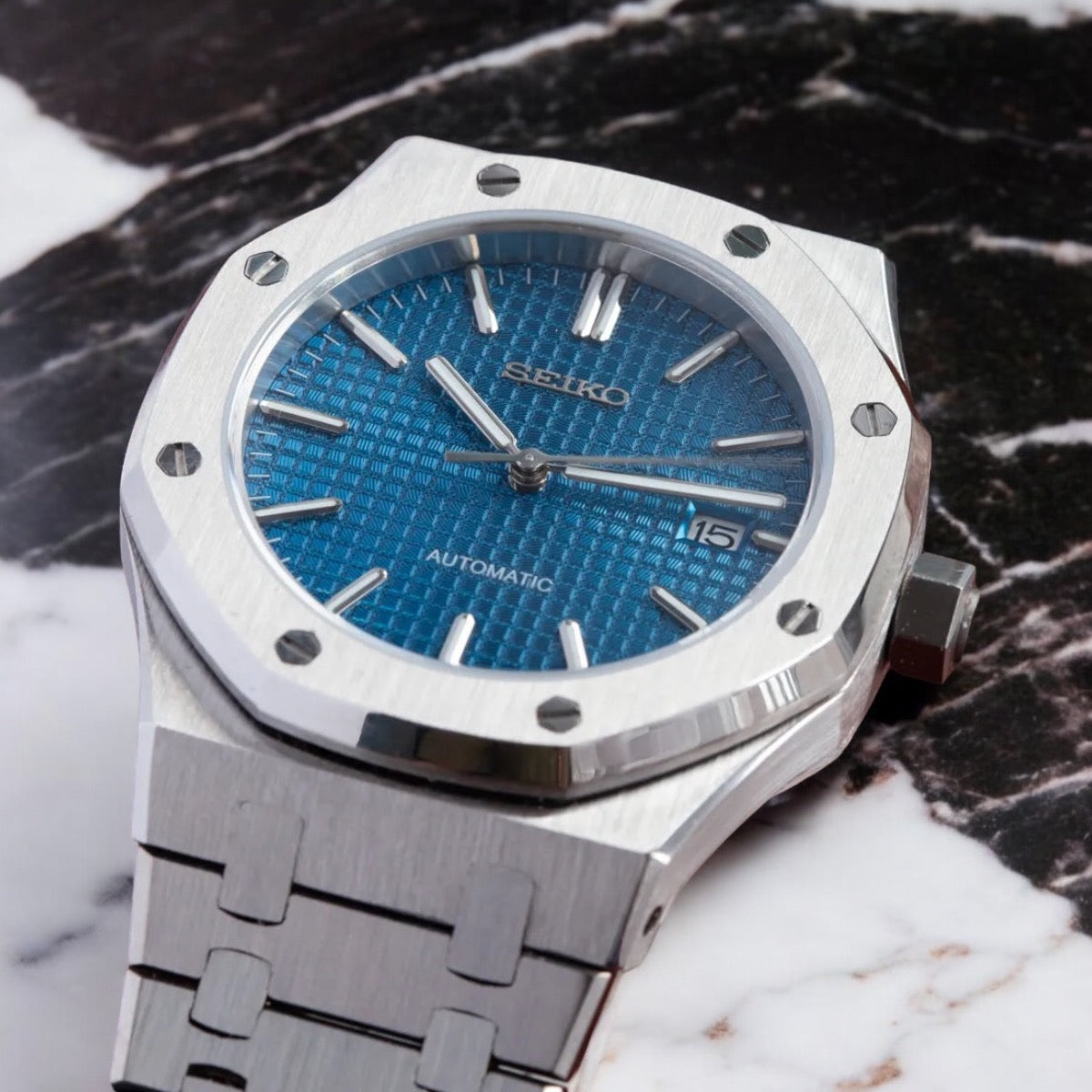 SEIKO MOD ROYAL OAK | BLUE