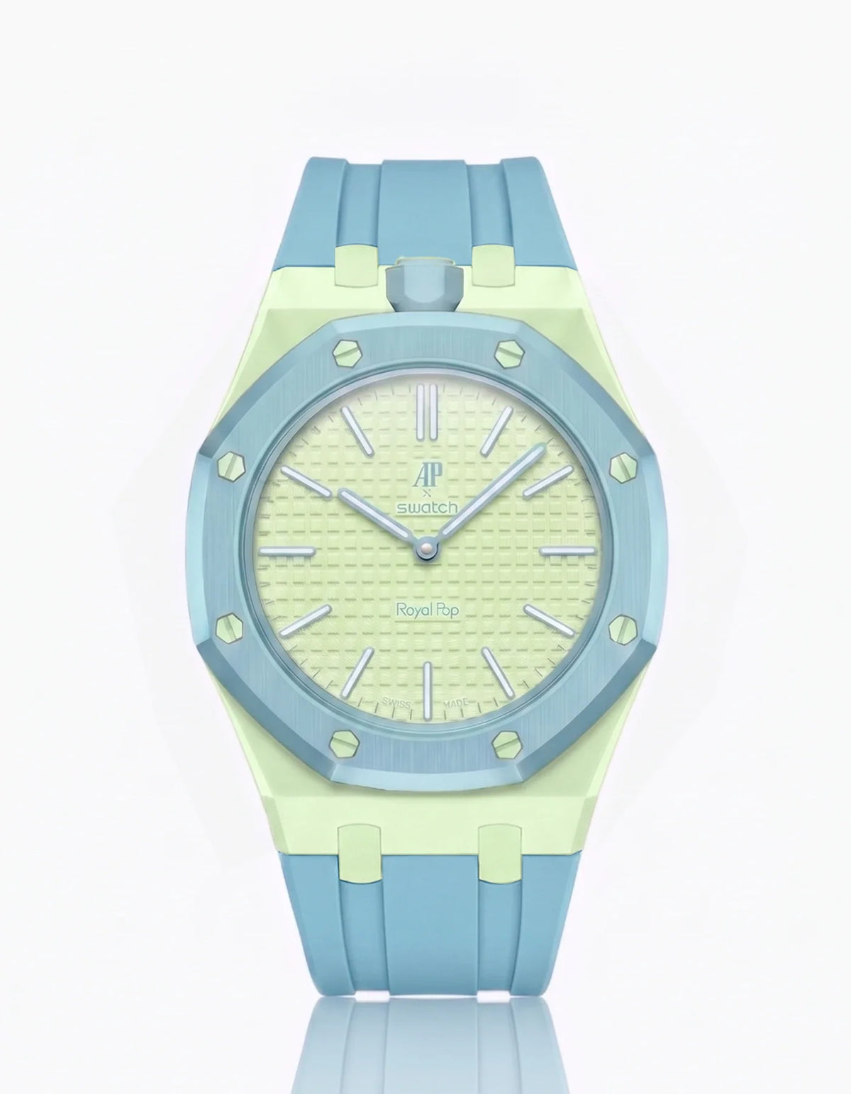 combo::mint::rubber-strap-for-ap-x-swatch-royal-pop-light-blue