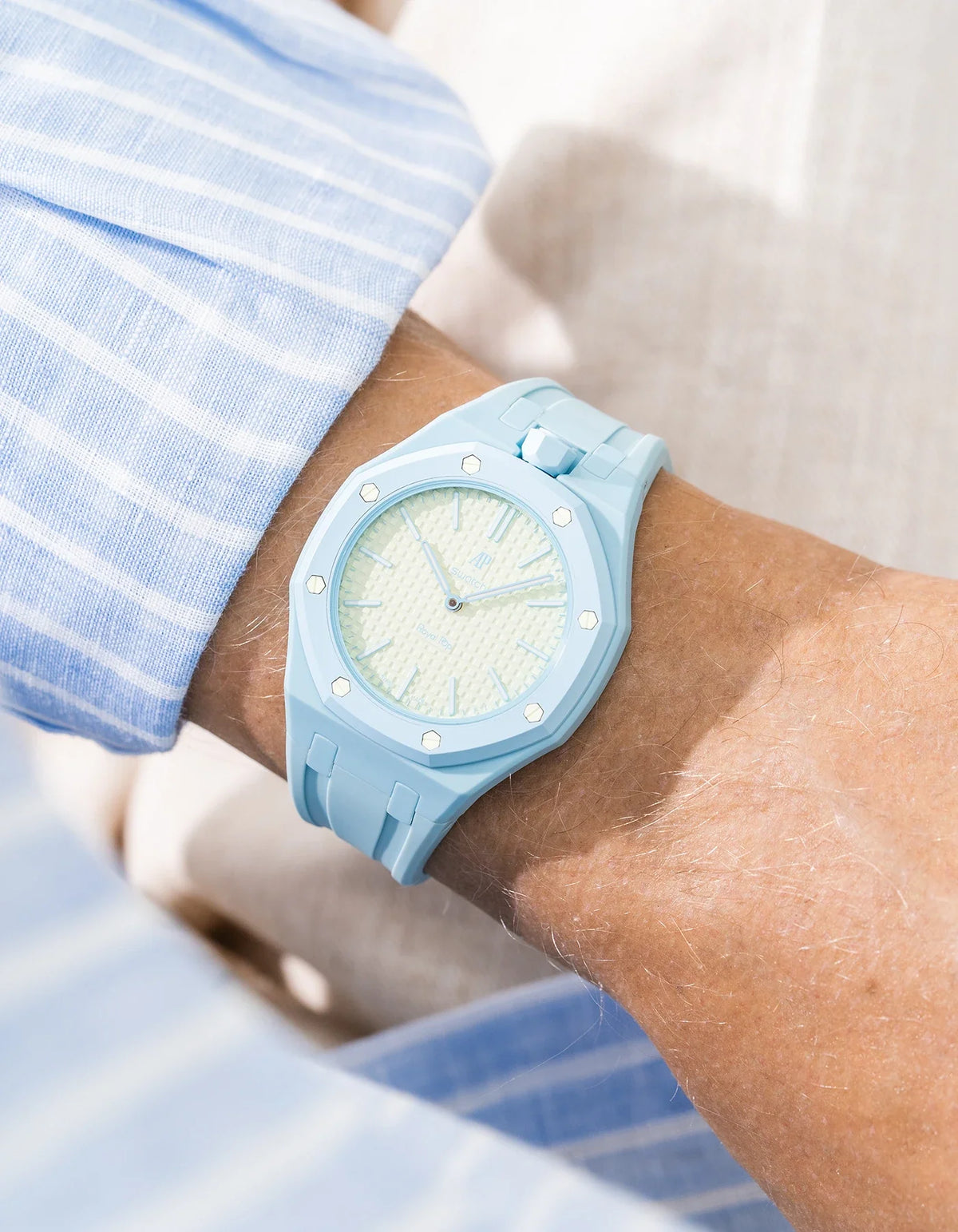 combo::light-blue::rubber-strap-for-ap-x-swatch-royal-pop-light-blue