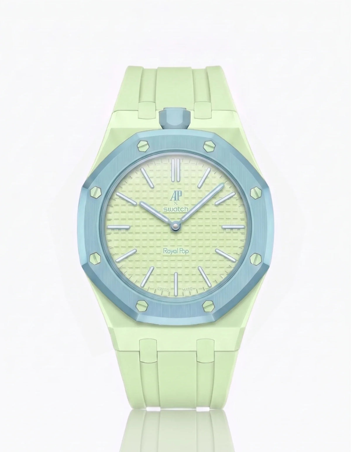 combo::mint::rubber-strap-for-ap-x-swatch-royal-pop-mint