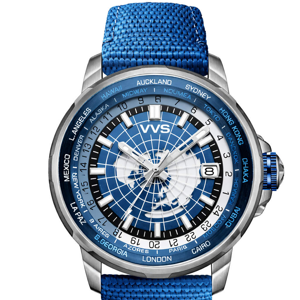 VVS Watches™ Voyager | Earth GMT
