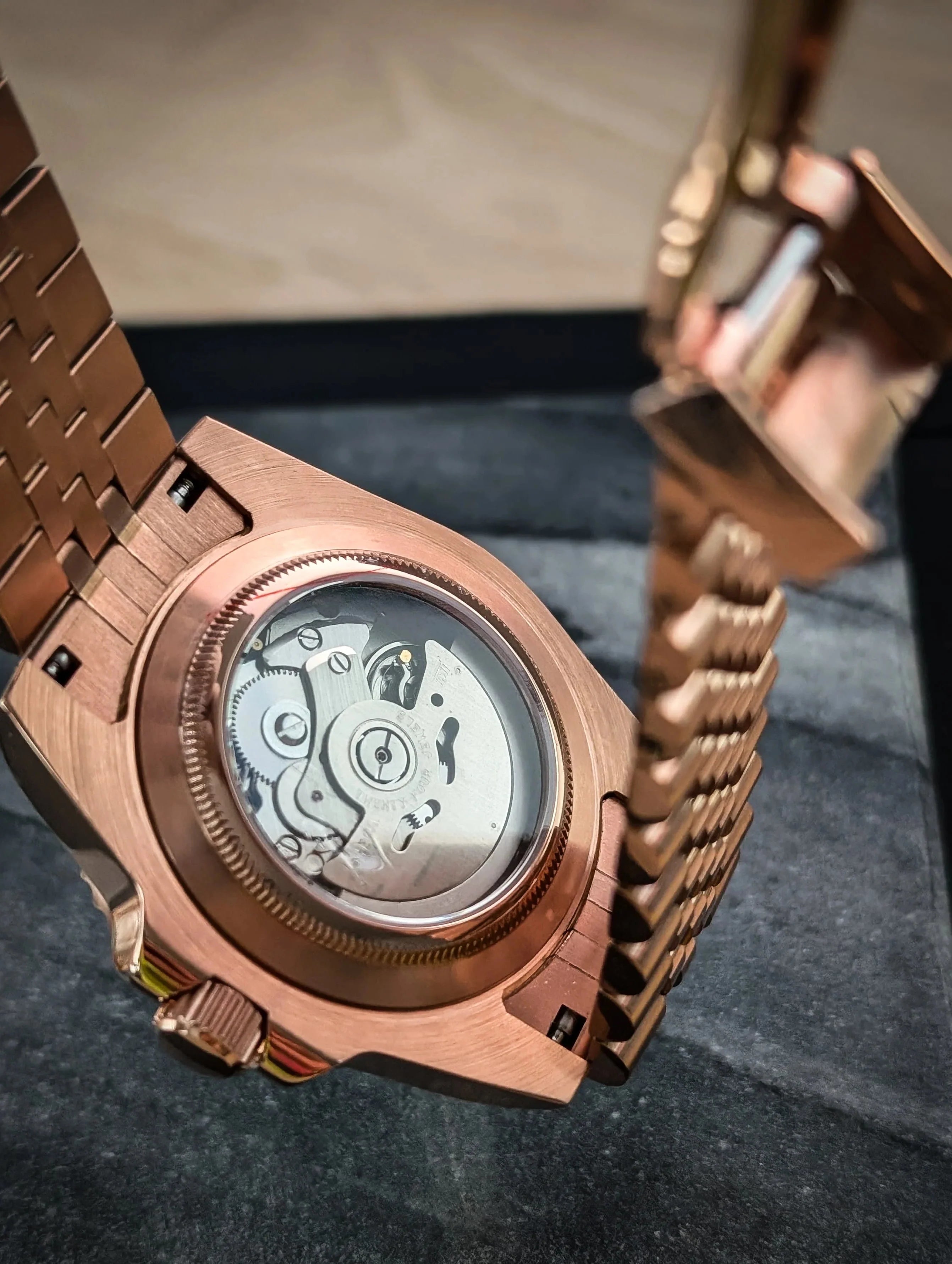 Seiko Mod Datejust | Rose Gold