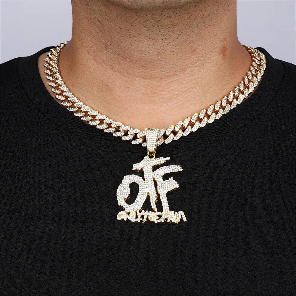 VVS Jewelry Lil Durk OTF "only the Fam" Replica Cuban Chain