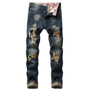 Tattered Men's Denim Jeans