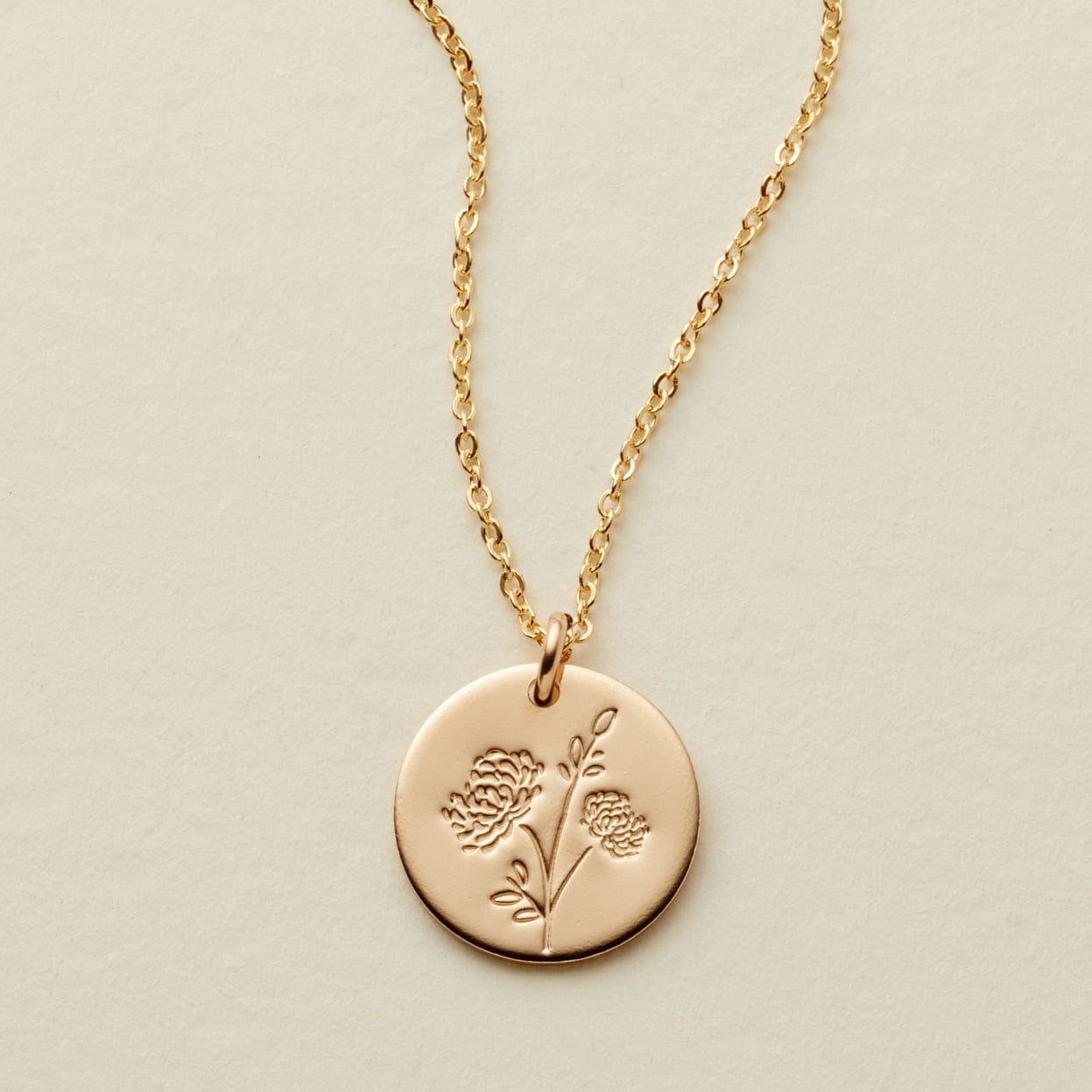 Birth Flower Necklace