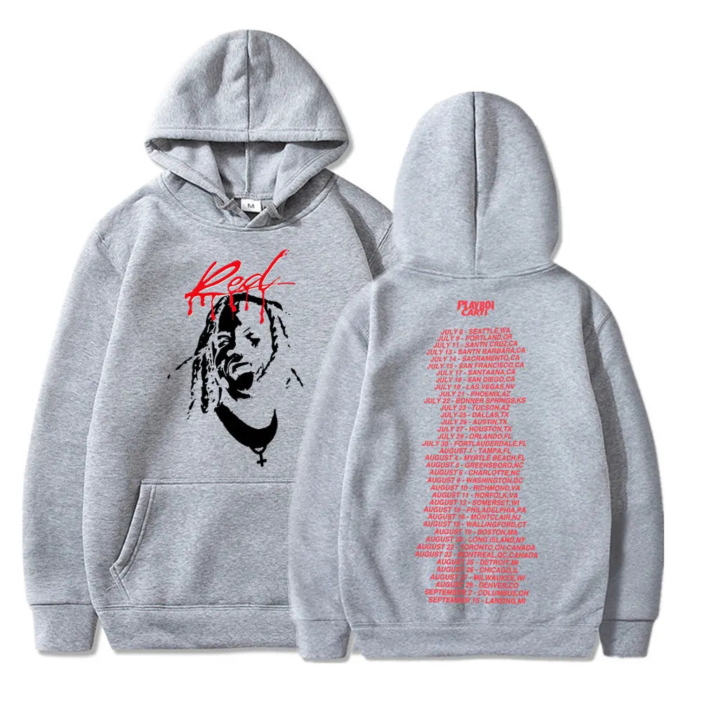 Playboi Carti Whole Lotta Red Graphic Hoodie