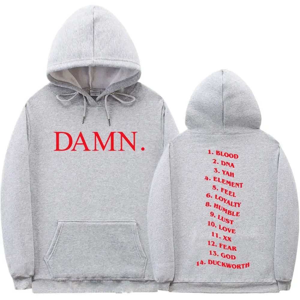 Damn Kendrick Lamar Graphic Hoodies Pullover Sweatshirt