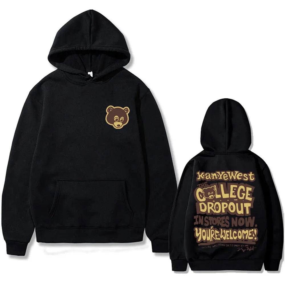 Kanye West Graduation Bear Graphic Hoodie