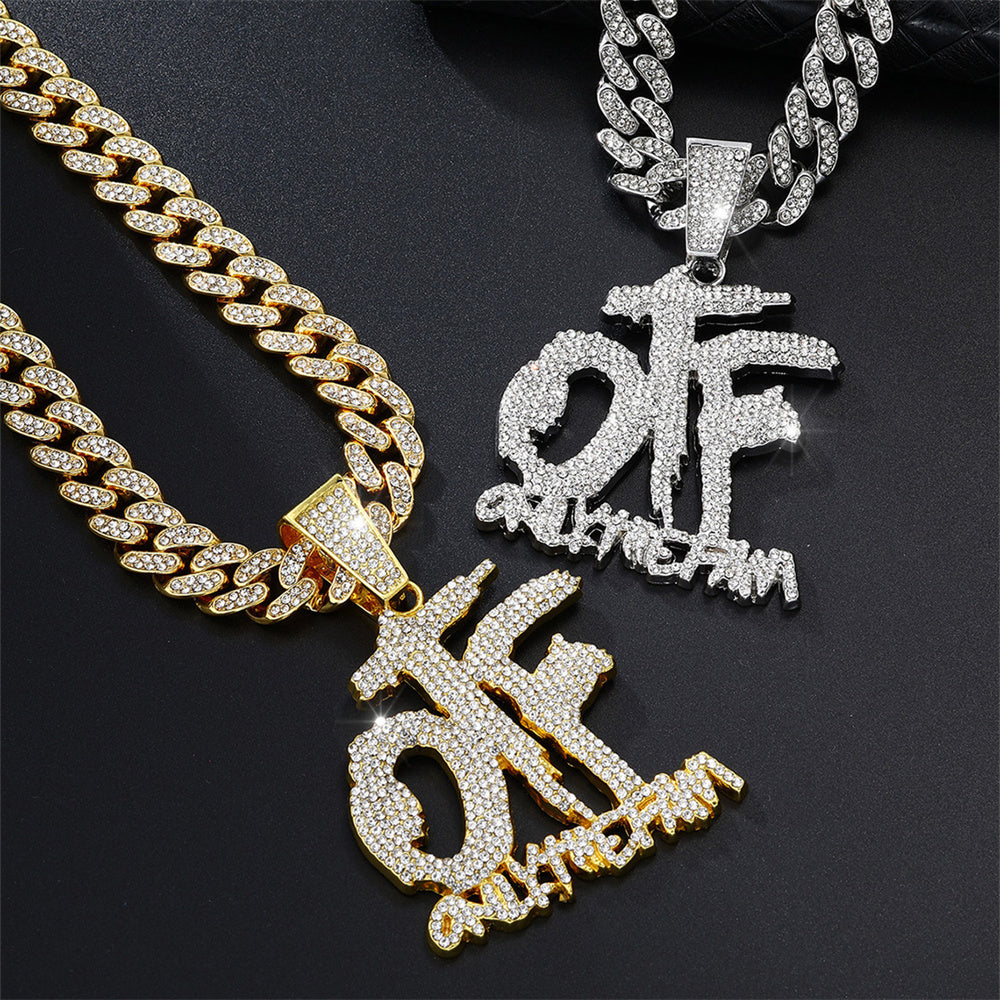 VVS sieraden Lil Durk OTF "alleen de familie" Replica Cubaanse ketting