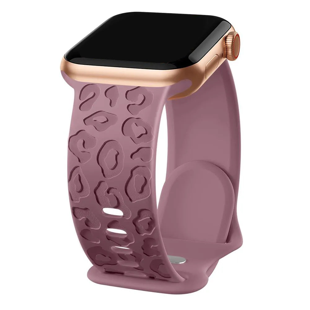 Leopard Pattern Silicone Band for Apple Watch