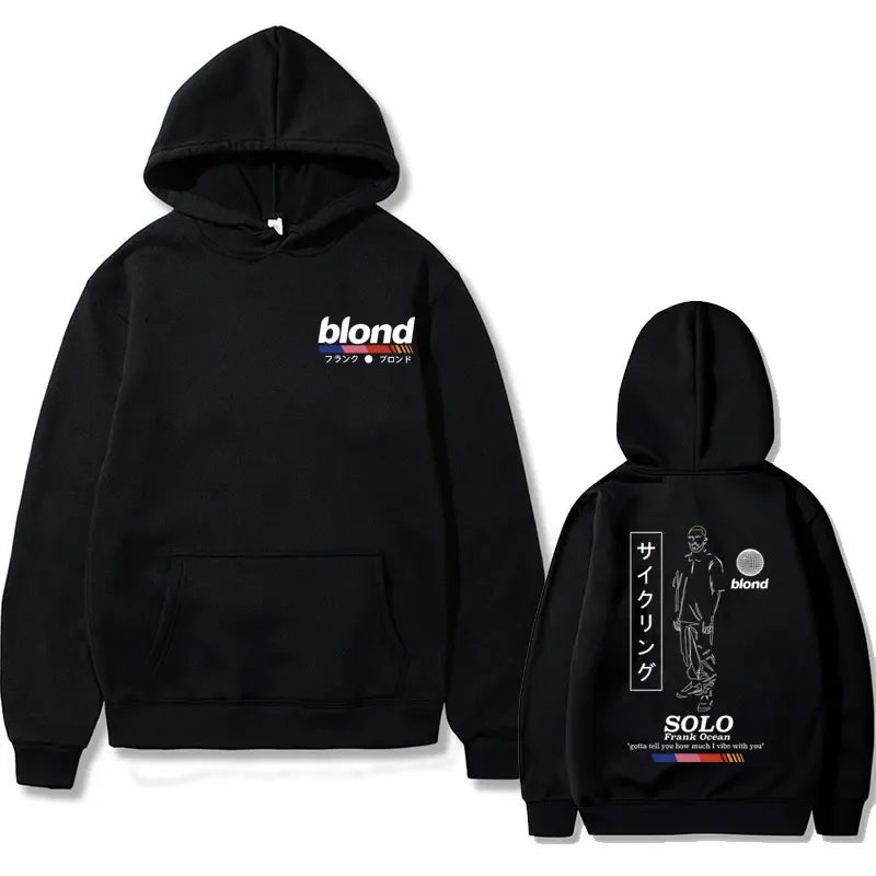 Frank Ocean "Blond" Album Art Graphic Hoodie