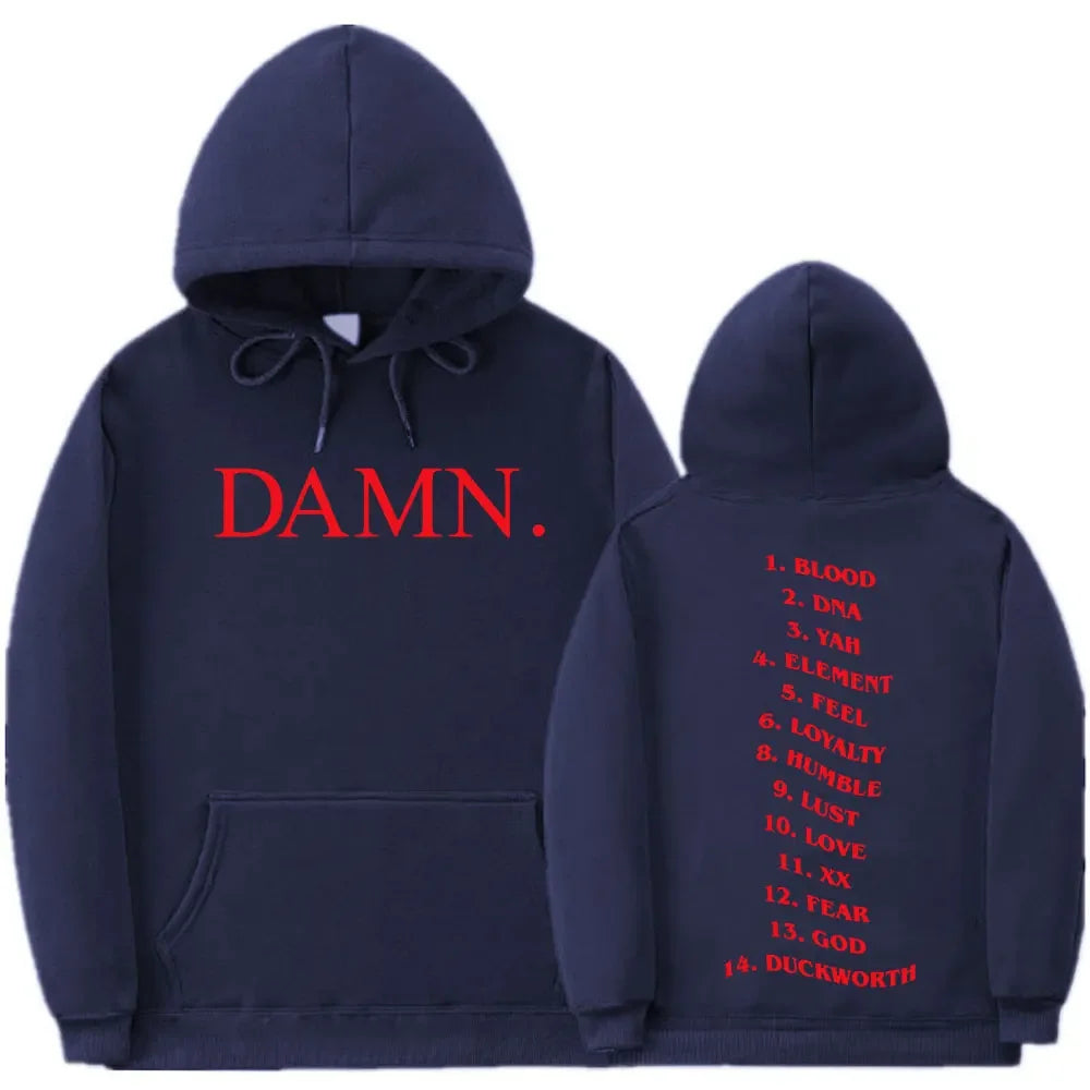 Damn Kendrick Lamar Graphic Hoodies Pullover Sweatshirt