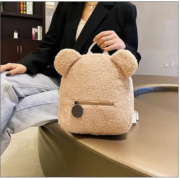 Teddybear Custom Name Backpack