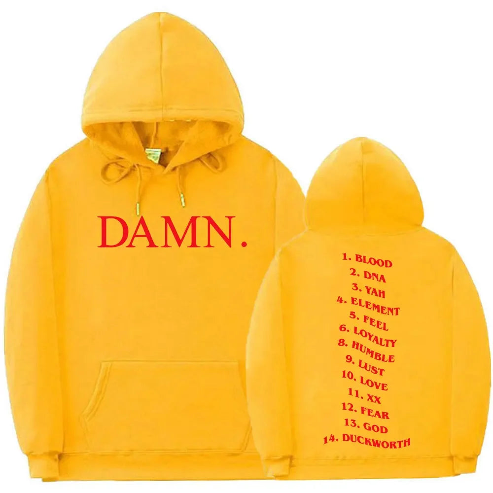 Damn Kendrick Lamar Graphic Hoodies Pullover Sweatshirt