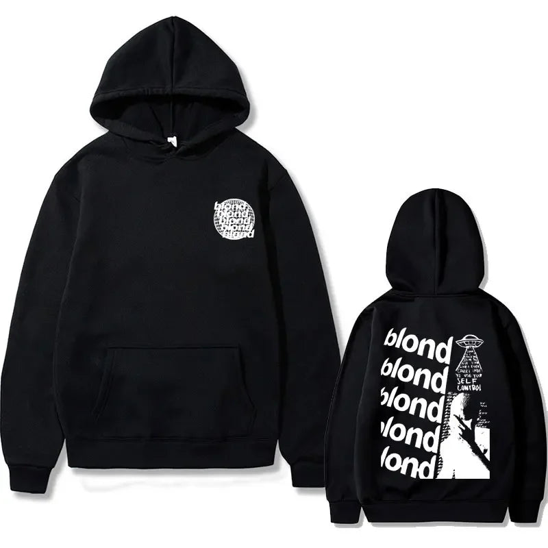 Frank Ocean "Blond" Album Art Graphic Hoodie