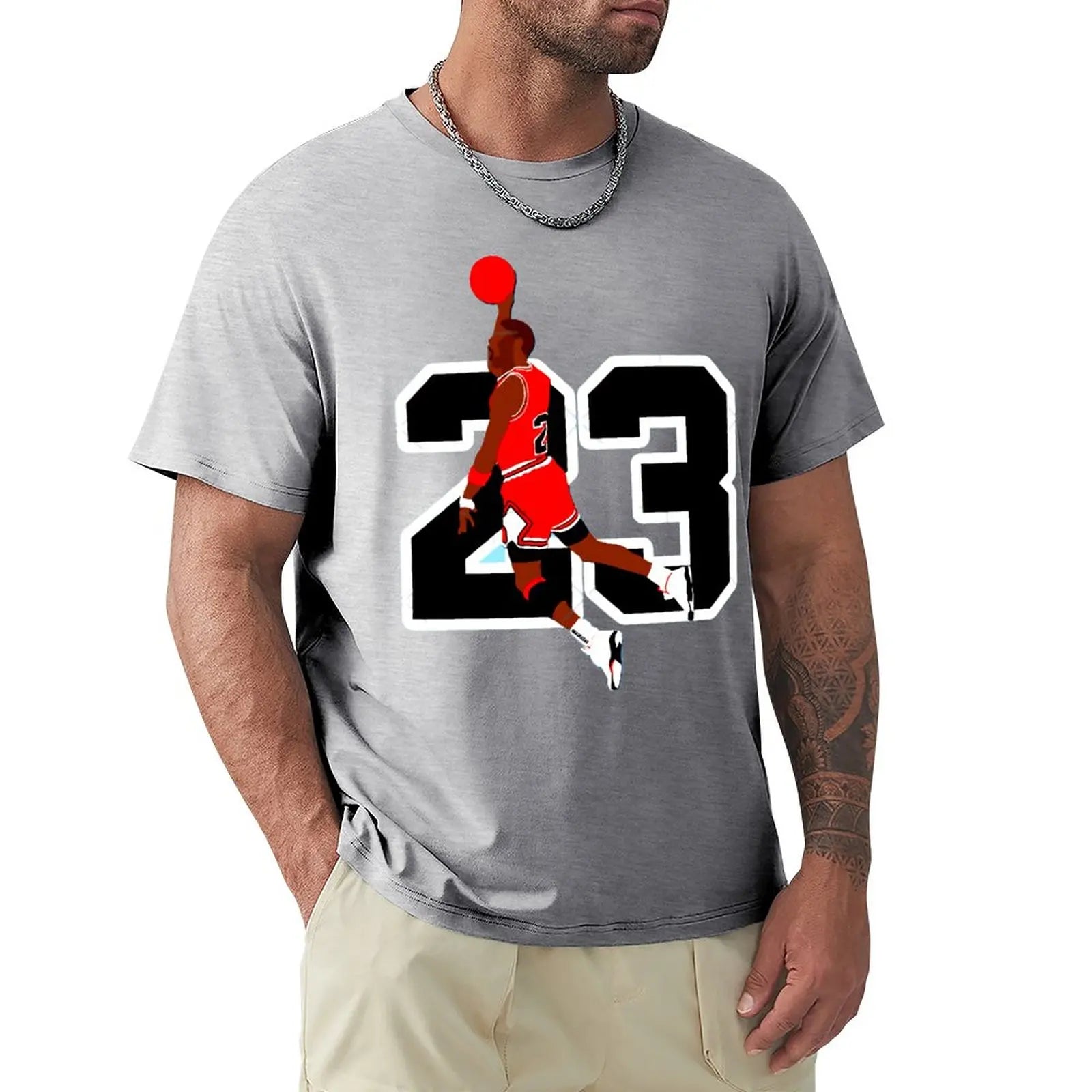 Basketball Star Michael Jordan 23 Graphic T-Shirt