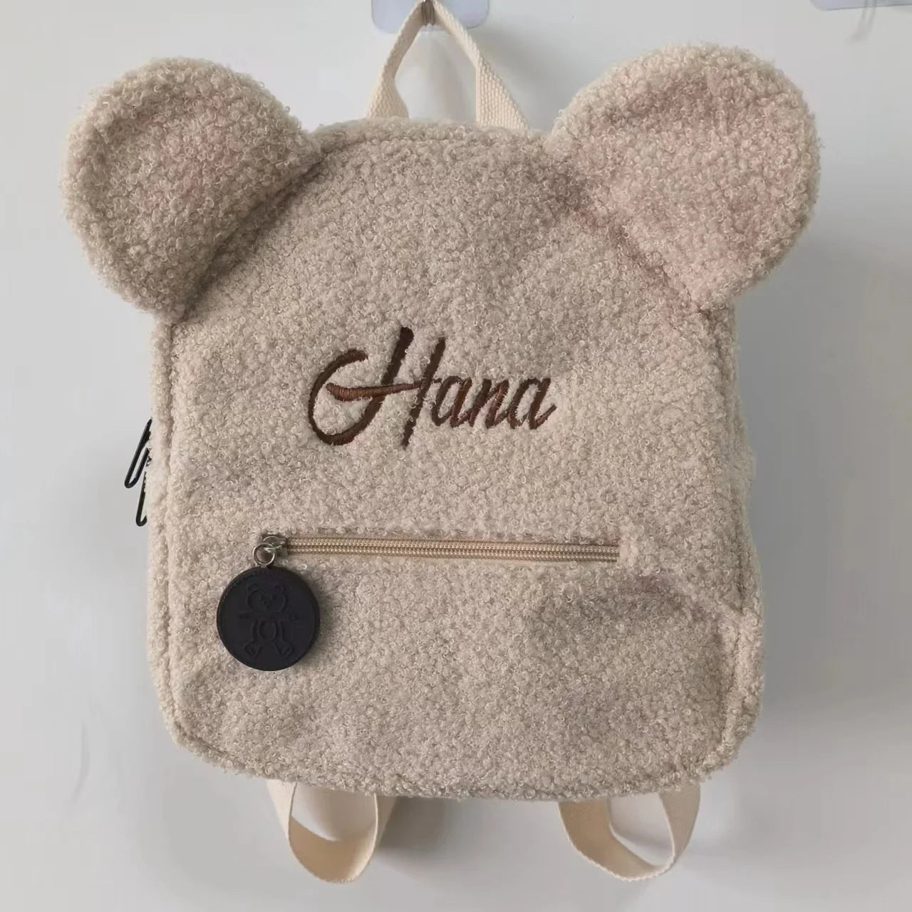 Teddybear Custom Name Backpack