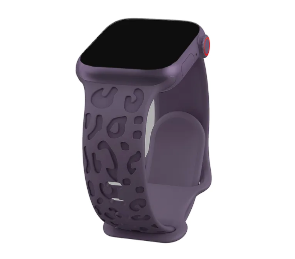 Leopard Pattern Silicone Band for Apple Watch