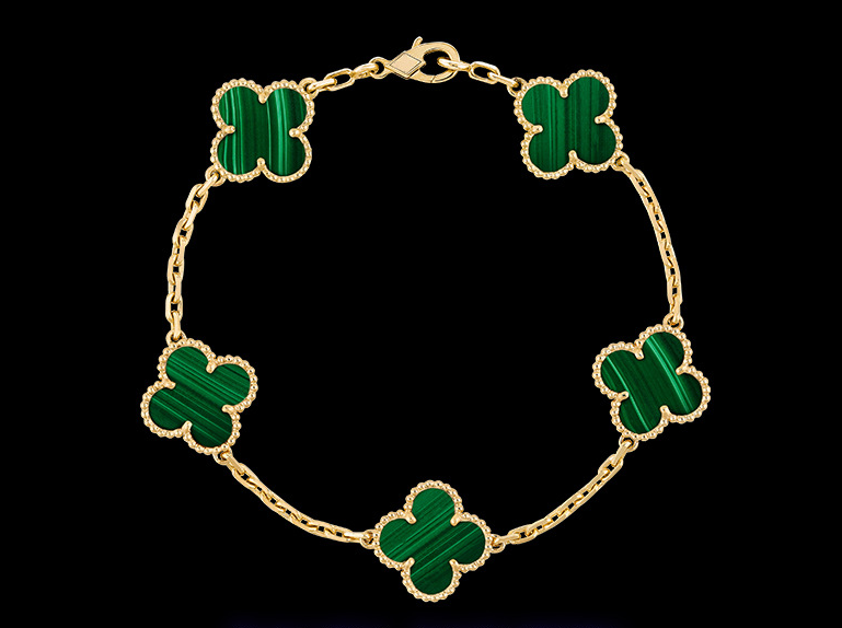 Clover Motif Alhambra Bracelet - 18k Gold