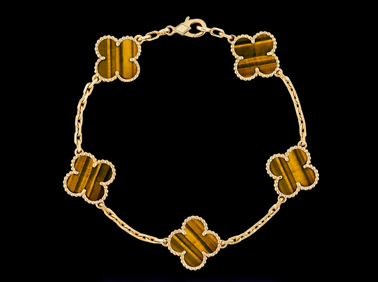 Clover Motif Alhambra Bracelet - 18k Gold