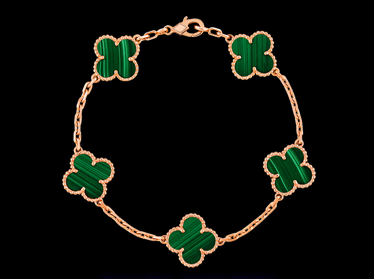 Clover Motif Alhambra Bracelet - 18k Gold