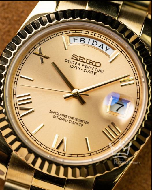 SeikMaster Day | Gold Champagne