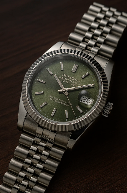 Seikjust | Silver Olive Green