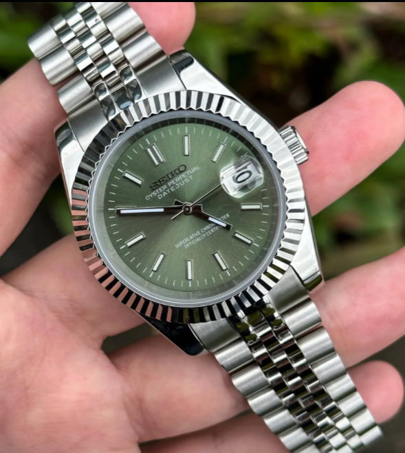 Seikjust | Silver Olive Green