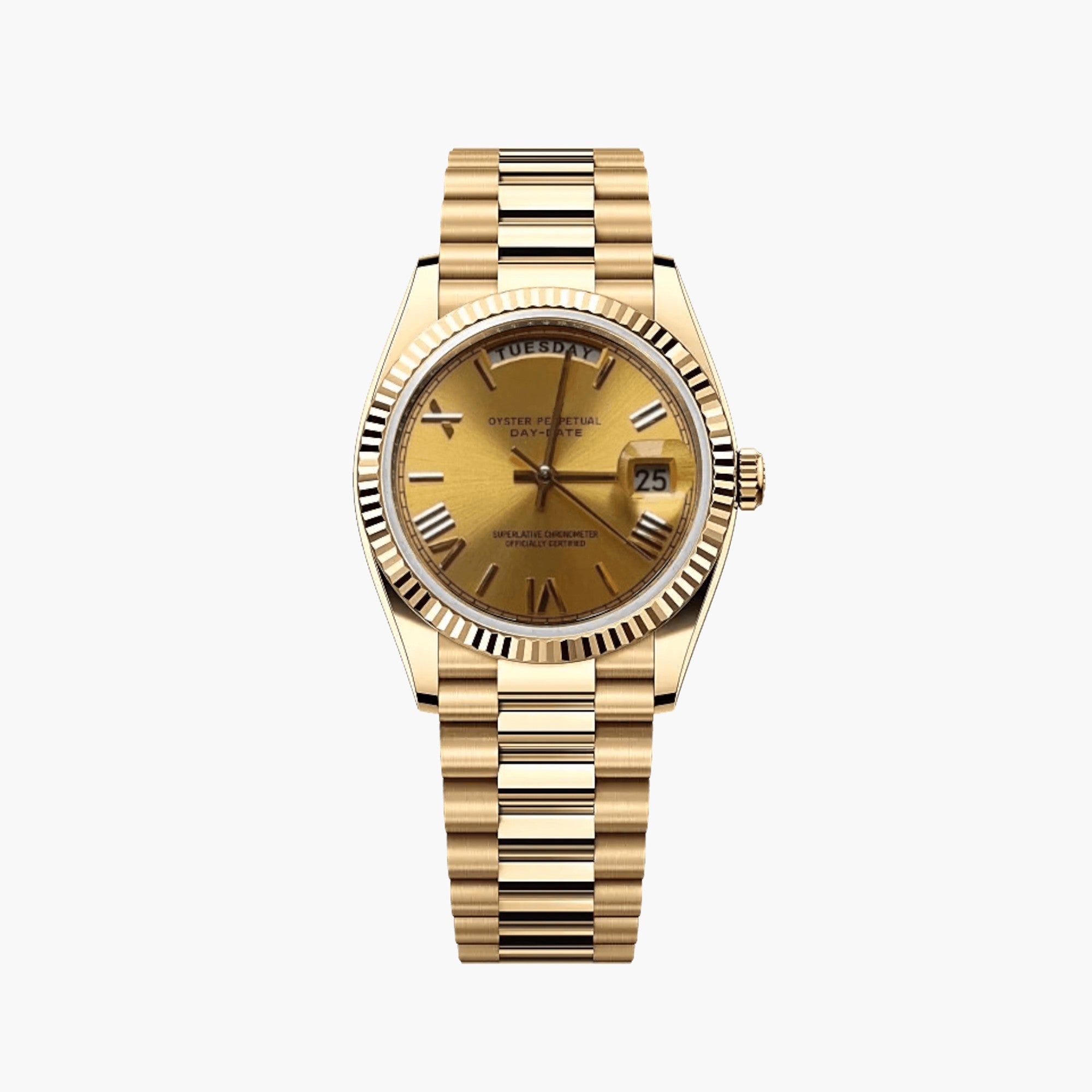 Seiko Mod Day-Date Full Gold