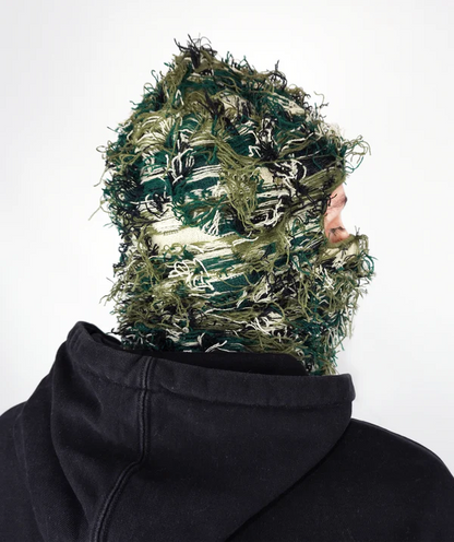 Camo Distressed Balaclava