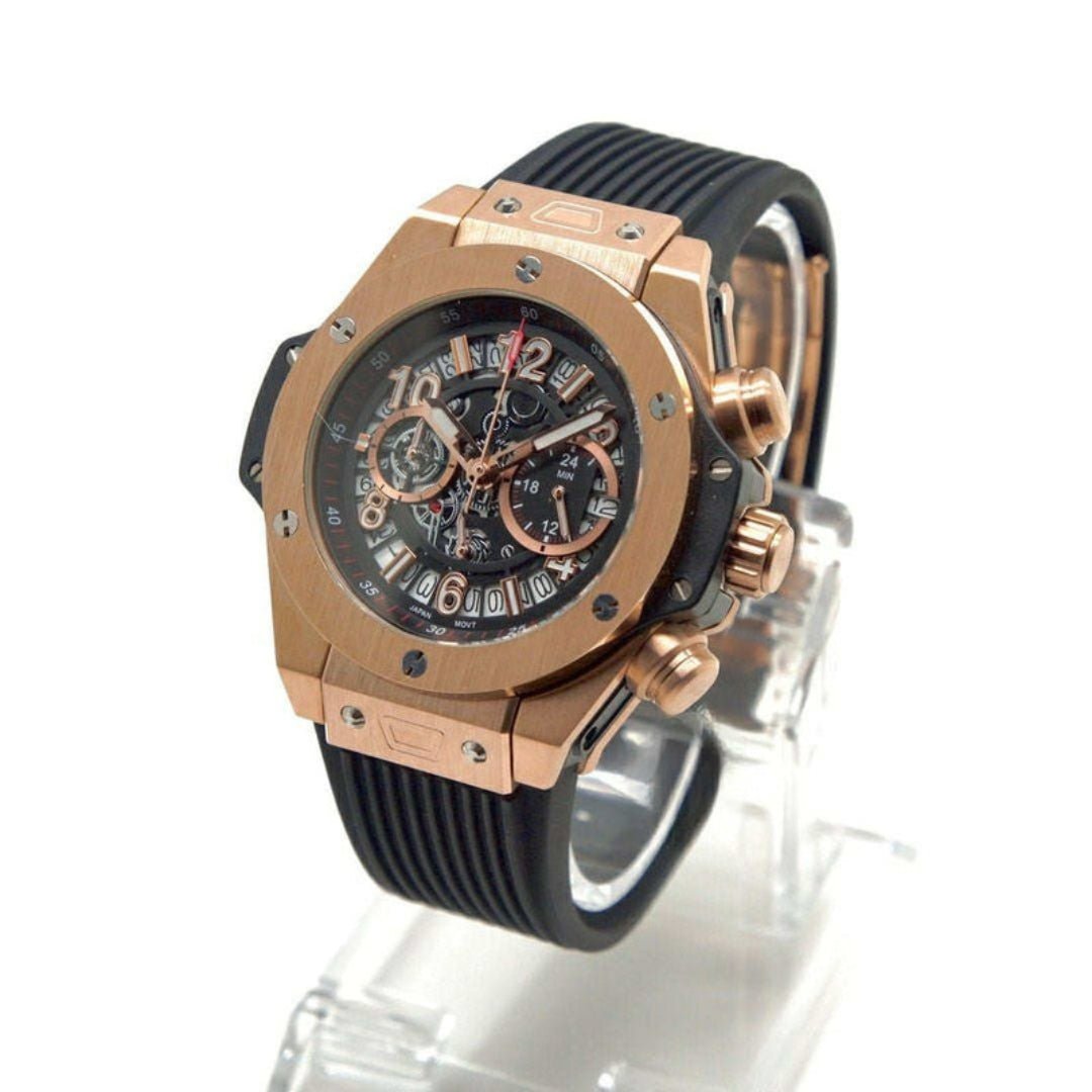 CUSTOM HUBLEIKO EDITION CLASSIC ROSE BIG BANG SKELETON MOD - Monomods