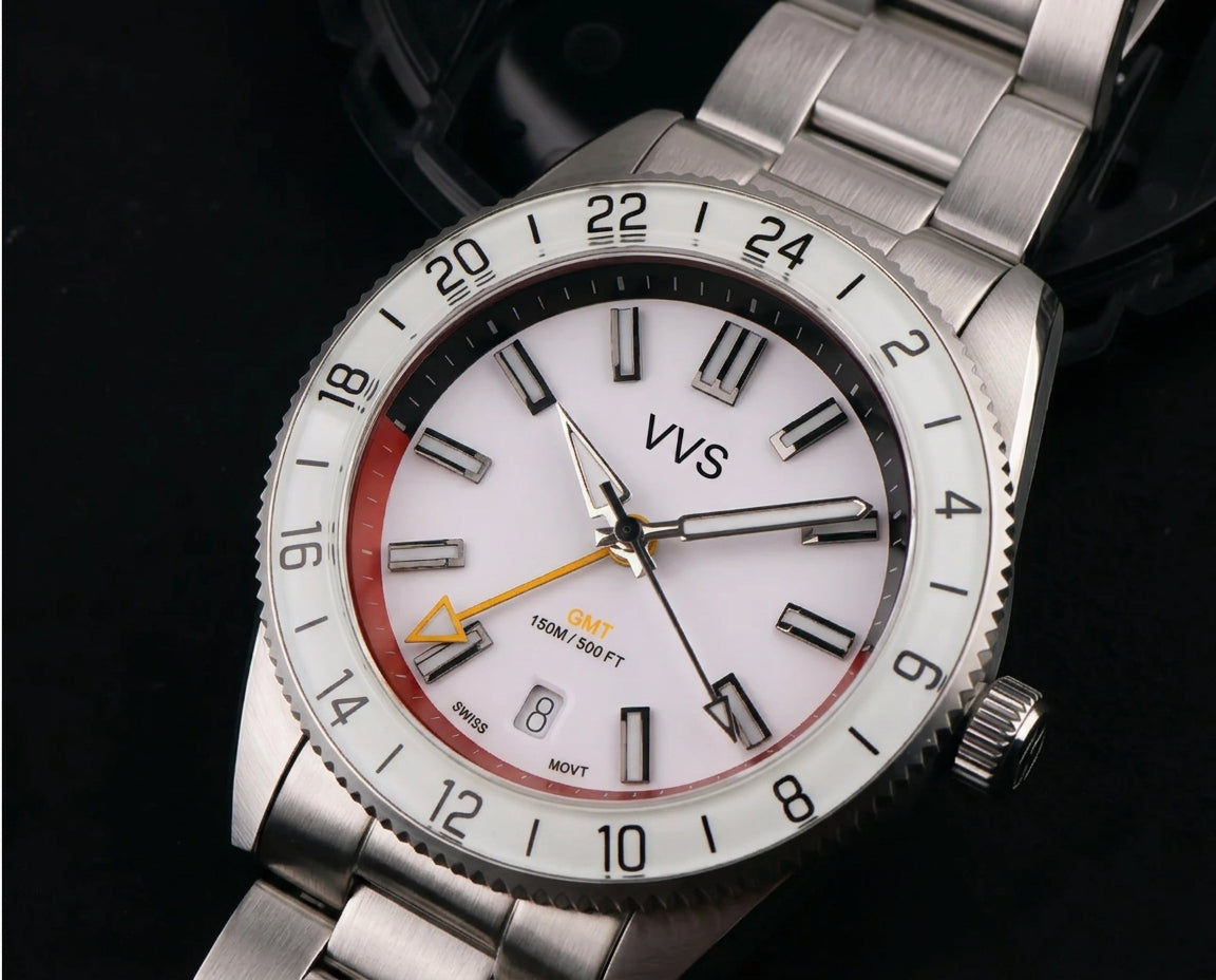 VVS Watches™ Ocean Meridian | Quartz GMT Style