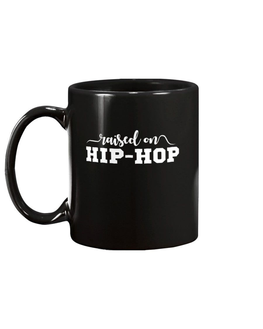 Fuel hip hop jewelry Apparel 11oz Ceramic Mug / Black / 11Oz Raised on Hip-Hop Coffee Mug