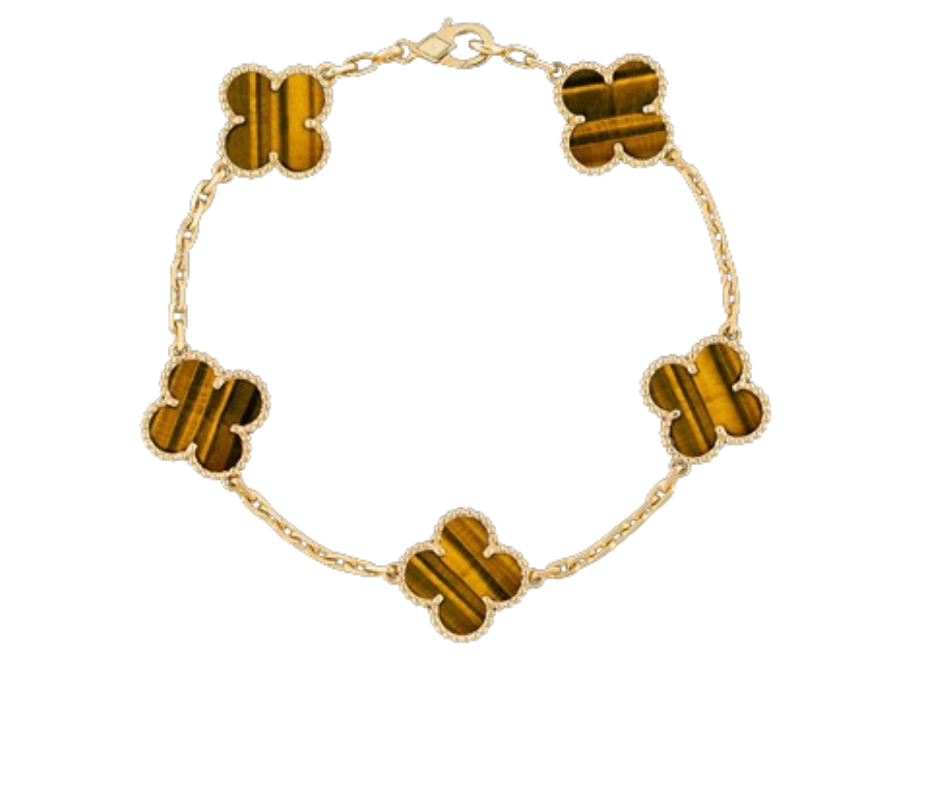 Clover Motif Alhambra Bracelet - 18k Gold