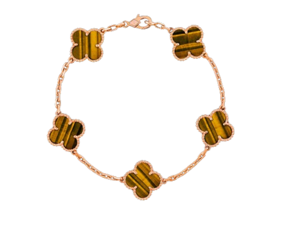 Clover Motif Alhambra Bracelet - 18k Gold