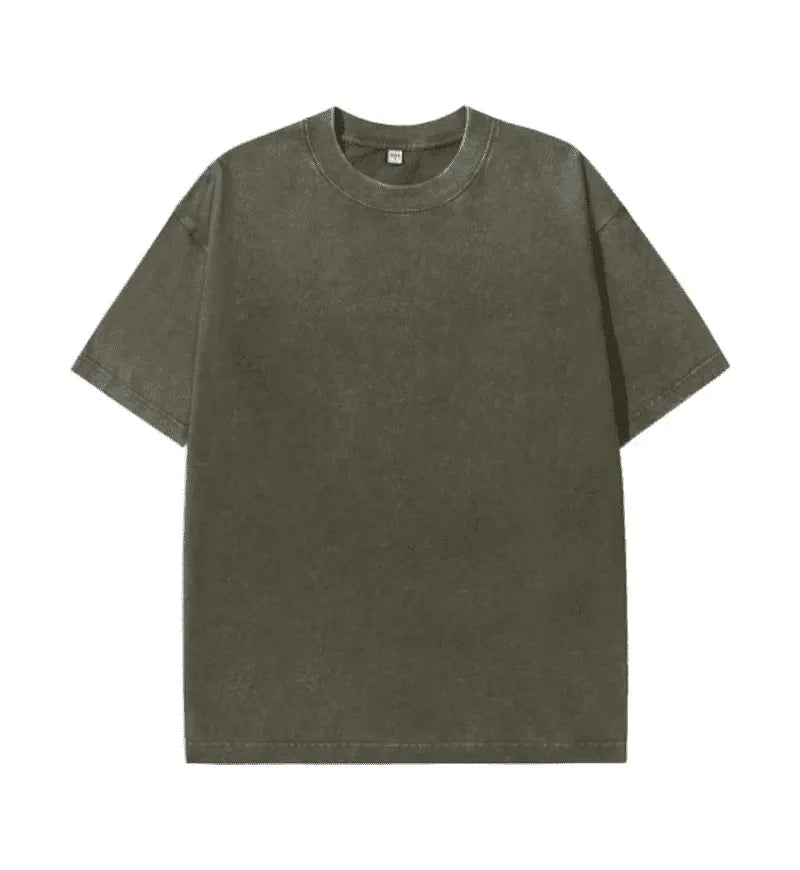 Heavyweight Vintage Washed Premium Cotton Tee