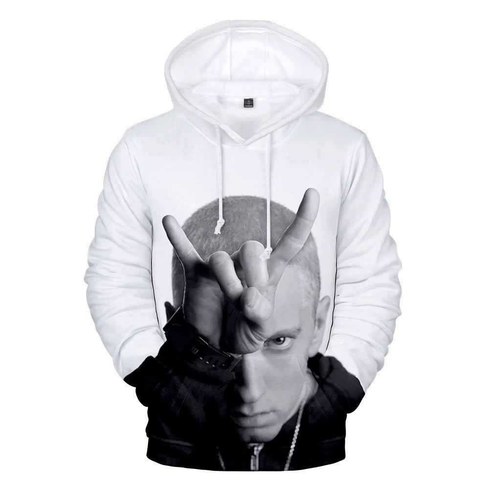 Eminem 3D Graphic Print Autumn and Winter Hoodies