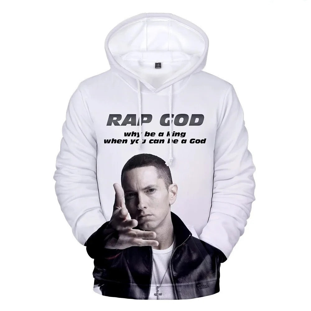 Eminem 3D Graphic Print Autumn and Winter Hoodies